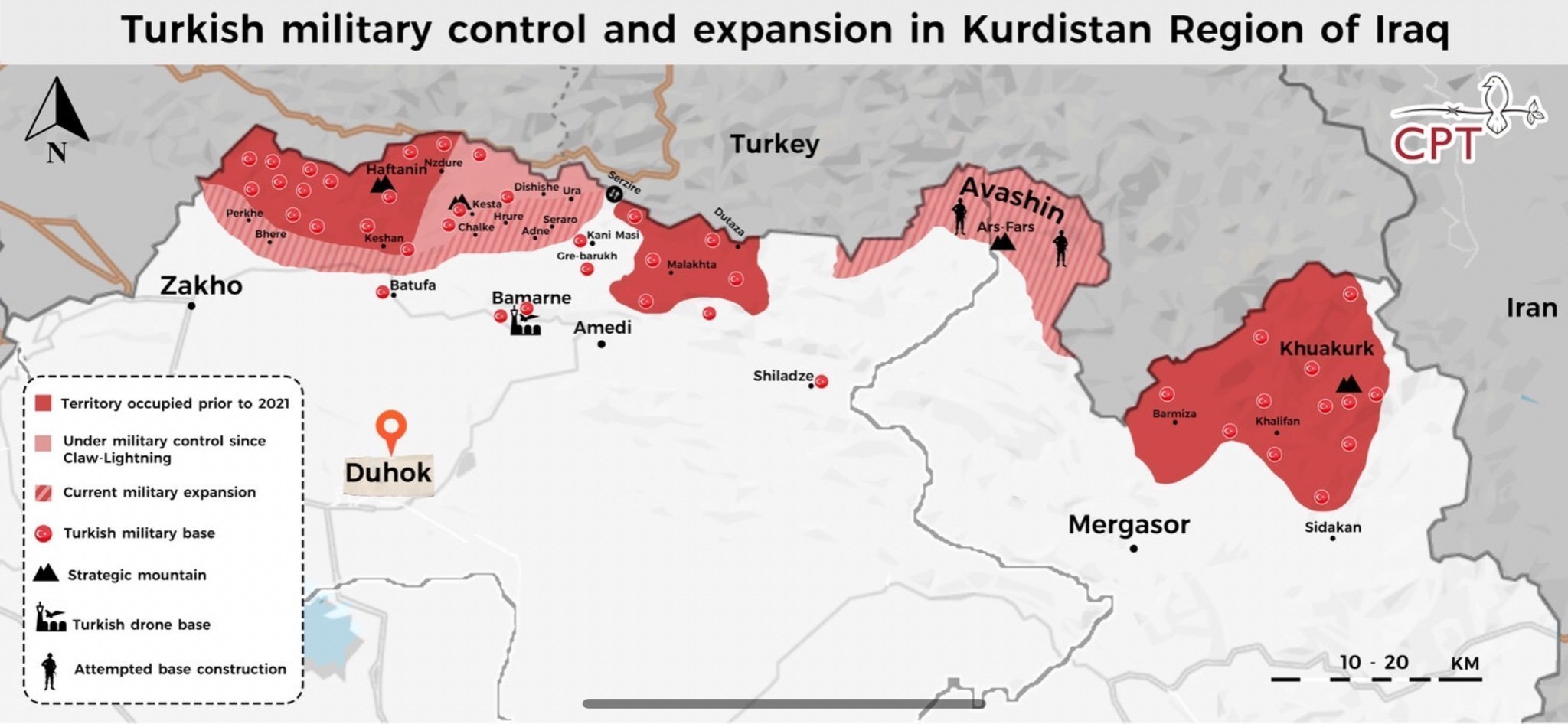 First-hand observations from areas in South Kurdistan which are attacked by Turkey